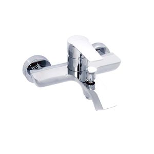 miscelatore da doccia / per vasca / da parete / in ottone cromato