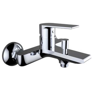 miscelatore da doccia / per vasca / da parete / in ottone cromato