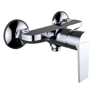 miscelatore da doccia / da parete / in ottone cromato / da bagno