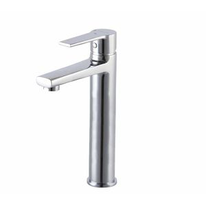 miscelatore per lavabo / in ottone cromato / da bagno / 1 foro