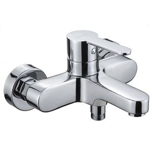 miscelatore da doccia / per vasca / da parete / in ottone cromato