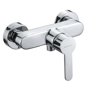 miscelatore da doccia / da parete / in ottone cromato / da bagno