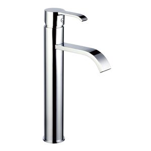 miscelatore per lavabo / in ottone cromato / da bagno / 1 foro