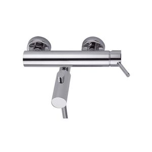 miscelatore da doccia / per vasca / da parete / in ottone cromato