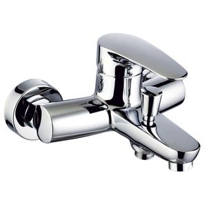 miscelatore da doccia / per vasca / da parete / in ottone cromato