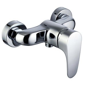 miscelatore da doccia / da parete / in ottone cromato / da bagno