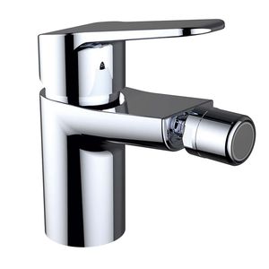 miscelatore per bidet / in ottone cromato / da bagno / 1 foro