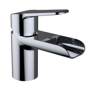 miscelatore per lavabo / in ottone cromato / da bagno / 1 foro