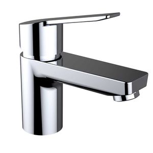 miscelatore per lavabo / in ottone cromato / da bagno / 1 foro