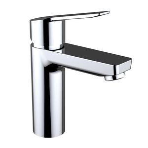 miscelatore per lavabo / in ottone cromato / da bagno / 1 foro