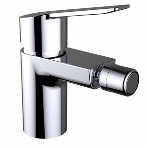 miscelatore per bidet / in ottone cromato / da bagno / 1 foro
