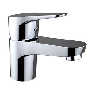 miscelatore per lavabo / in ottone cromato / da bagno / 1 foro