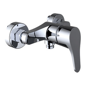 miscelatore da doccia / da parete / in ottone cromato / da bagno