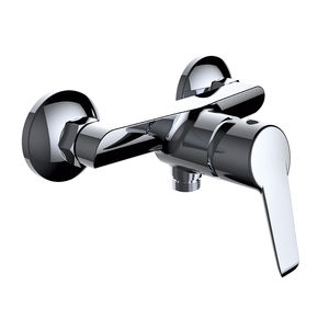 miscelatore da doccia / da parete / in ottone cromato / da bagno