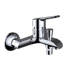 miscelatore da doccia / per vasca / da parete / in ottone cromato