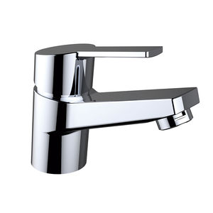 miscelatore per lavabo / in ottone cromato / da bagno / 1 foro