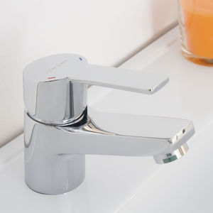 miscelatore per lavabo / in ottone cromato / da bagno / 1 foro