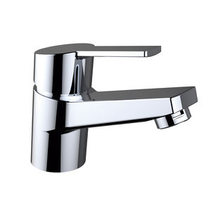 miscelatore per lavabo / in ottone cromato / da bagno / 1 foro