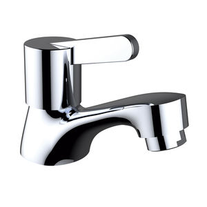 miscelatore per lavabo / in ottone cromato / da bagno / 1 foro