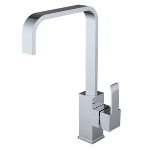 miscelatore in ottone cromato / da cucina / 1 foro / contract