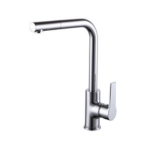 miscelatore in ottone cromato / da cucina / 1 foro / per hotel