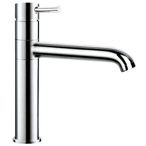miscelatore in ottone cromato / da cucina / 1 foro / per hotel