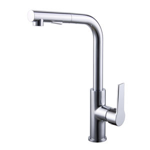 miscelatore in ottone cromato / da cucina / 1 foro / per hotel