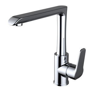 miscelatore in ottone cromato / da cucina / 1 foro / per hotel