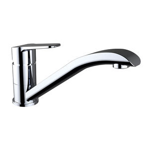 miscelatore in ottone cromato / da cucina / 1 foro / per hotel