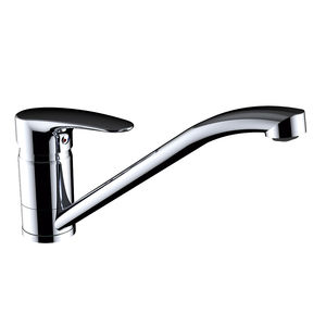 miscelatore in ottone cromato / da cucina / 1 foro / per hotel