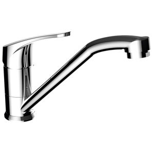 miscelatore in ottone cromato / da cucina / 1 foro / per hotel