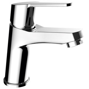 miscelatore per lavabo / in ottone cromato / da bagno / 1 foro