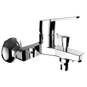 miscelatore da doccia / per vasca / da parete / in ottone cromato