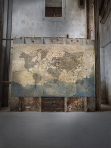 carte da parati moderne / con motivo a mappa / non tessute / lavabili