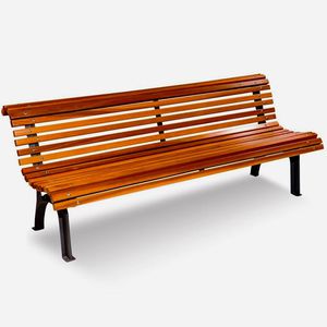 panca pubblica / da giardino / moderna / in legno