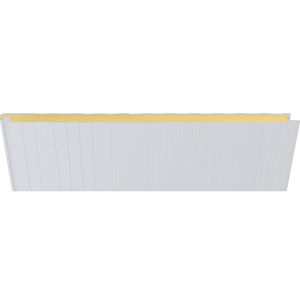 pannello sandwich per facciata / per tetto / per muro / rivestimento in acciaio