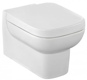 WC sospeso / in ceramica / con sciacquone ad incastro