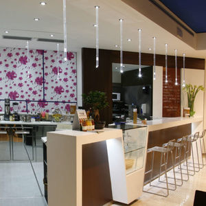 luce LED / lineare / in acciaio / in metacrilato