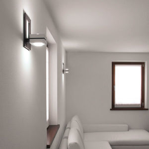 applique moderna / da esterno / legno / LED