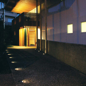 luce da incasso a pavimento / LED / tonda / da esterno
