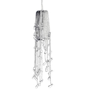 lampada a sospensione / design originale / in metallo / in vetro