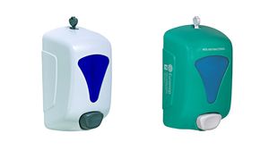 distributore di sapone contract / da parete / in plastica / manuale