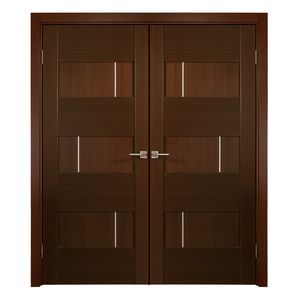 porta da interni / battente / in legno massiccio / a doppia anta
