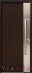 porta d'ingresso / battente / in acciaio inox / di sicurezza