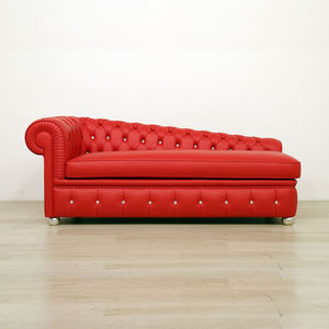 dormeuse chesterfield / in pelle
