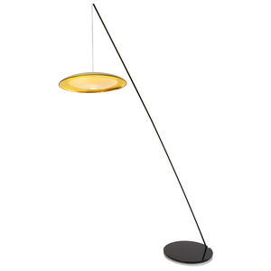 lampada con piede / moderna / in rame / in carta giapponese