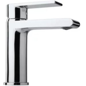 miscelatore per lavabo / in metallo cromato / da bagno / 1 foro