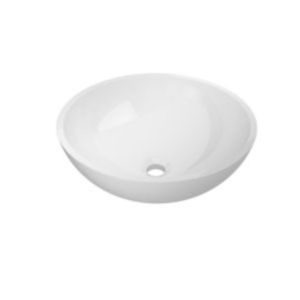 lavabo da appoggio / tondo / in Solid Surface / moderno