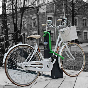 rastrelliera per biciclette in acciaio / in acciaio galvanizzato / per spazi pubblici