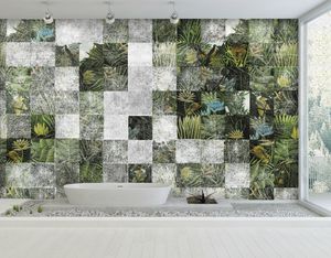 carte da parati moderne / in tessuto / in vinile / con motivi naturali